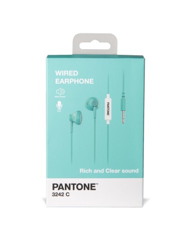 Celly PT-WDE001L cuffia e auricolare Cuffie Cablato In-ear Musica e Chiamate Ciano