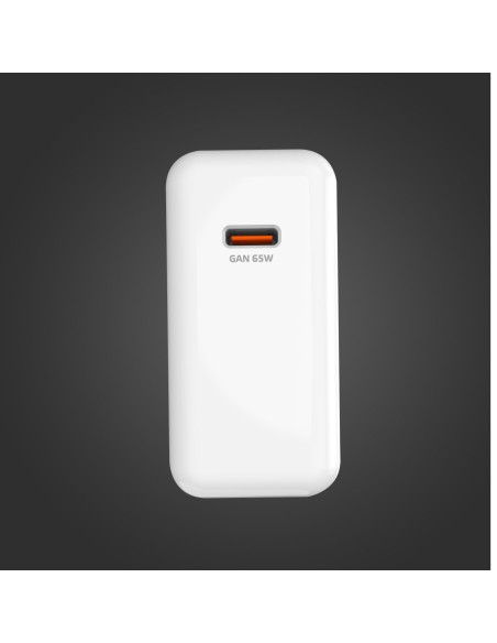 Celly TC1C65WGANWH Caricabatterie per dispositivi mobili Universale Bianco AC Interno
