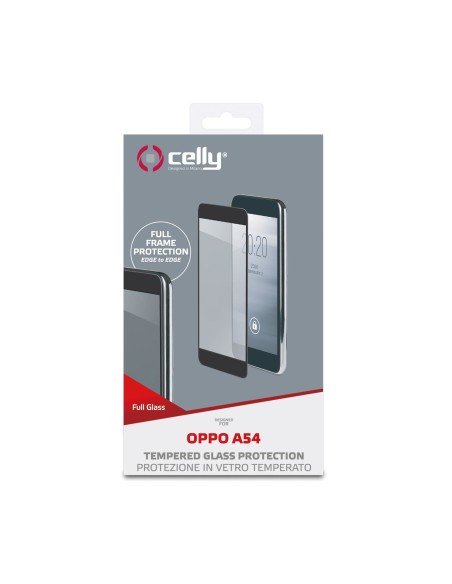 Celly FULLGLASS961BK protezione per lo schermo e il retro dei telefoni cellulari Pellicola proteggischermo trasparente Oppo 1 pz