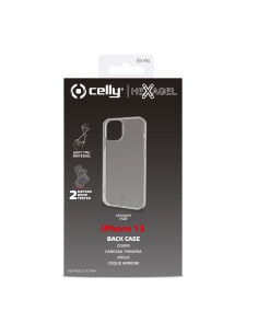 Celly HEXAGEL iPhone 13 custodia per cellulare 15,5 cm (6.1") Cover Trasparente 2