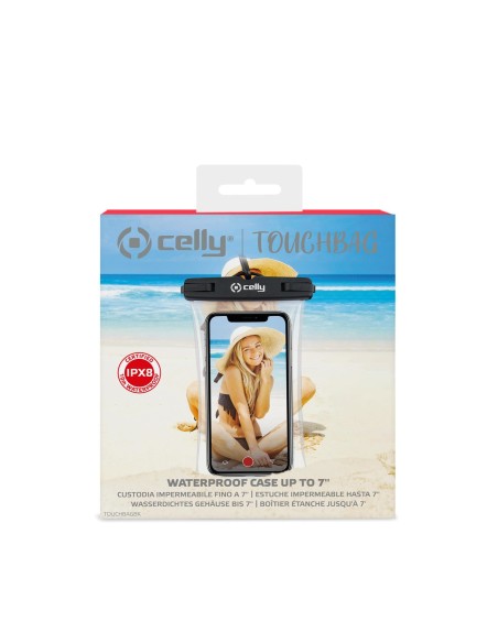 Celly Touchbag Nero, Trasparente