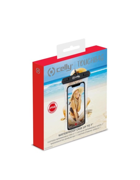 Celly Touchbag Nero, Trasparente