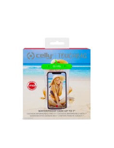 Celly Touchbag Verde, Trasparente