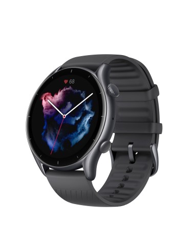 Amazfit GTR 3 Pro 3,68 cm (1.45") AMOLED 46 mm Digitale 480 x 480 Pixel Touch screen Nero Wi-Fi GPS (satellitare)