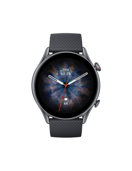 Amazfit GTR 3 Pro 3,68 cm (1.45") AMOLED 46 mm Digitale 480 x 480 Pixel Touch screen Nero Wi-Fi GPS (satellitare)
