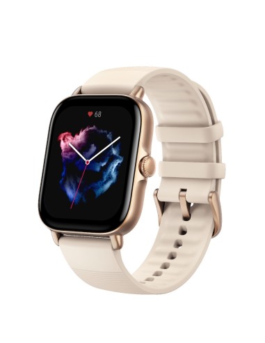 Amazfit W2035OV2N smartwatch e orologio sportivo 4,45 cm (1.75") AMOLED 42 mm Digitale 390 x 450 Pixel Touch screen Avorio GPS