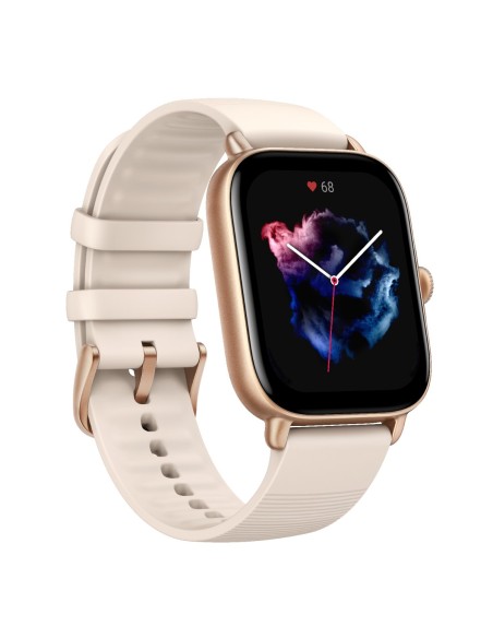 Amazfit W2035OV2N smartwatch e orologio sportivo 4,45 cm (1.75") AMOLED 42 mm Digitale 390 x 450 Pixel Touch screen Avorio GPS