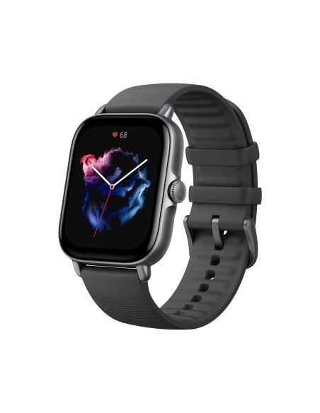 Amazfit GTS 3 4,45 cm (1.75") AMOLED 42 mm Digitale 390 x 450 Pixel Touch screen Grafite GPS (satellitare)