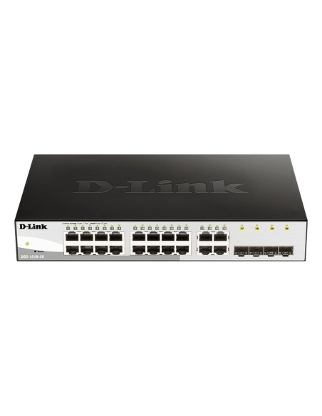 D-Link DGS-1210-20 Gestito L2 Gigabit Ethernet (10 100 1000) 1U Nero