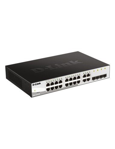 D-Link DGS-1210-20 Gestito L2 Gigabit Ethernet (10 100 1000) 1U Nero