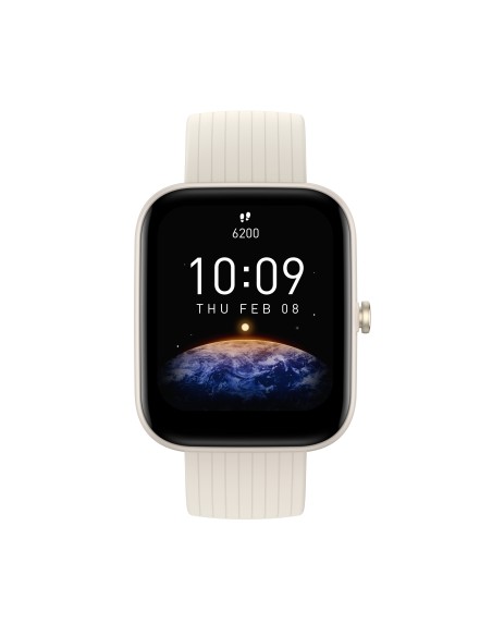 Amazfit Bip 3 Pro 4,29 cm (1.69") TFT 44 mm Digitale 240 x 280 Pixel Touch screen Crema GPS (satellitare)