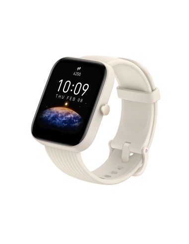 Amazfit Bip 3 Pro 4,29 cm (1.69") TFT 44 mm Digitale 240 x 280 Pixel Touch screen Crema GPS (satellitare)