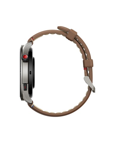 Amazfit GTR 4 Vintage Brown Leather 3,63 cm (1.43") AMOLED 46 mm Digitale 466 x 466 Pixel Touch screen Marrone GPS (satellitare)