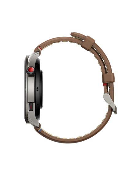 Amazfit GTR 4 Vintage Brown Leather 3,63 cm (1.43") AMOLED 46 mm Digitale 466 x 466 Pixel Touch screen Marrone GPS (satellitare)