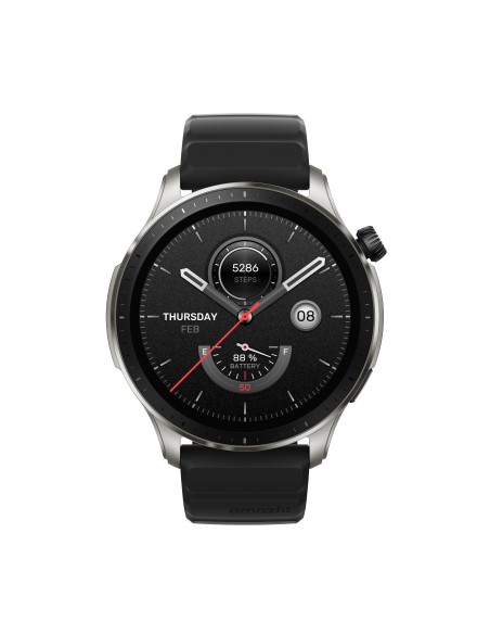 Amazfit GTR 4 Superspeed Black 3,63 cm (1.43") AMOLED 46 mm Digitale 466 x 466 Pixel Touch screen Nero GPS (satellitare)