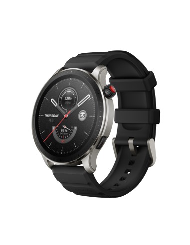 Amazfit GTR 4 Superspeed Black 3,63 cm (1.43") AMOLED 46 mm Digitale 466 x 466 Pixel Touch screen Nero GPS (satellitare)