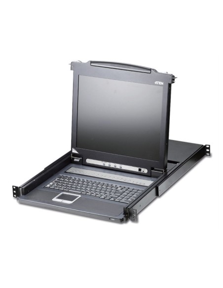 ATEN CL1008M switch per keyboard-video-mouse (kvm) Montaggio rack Nero