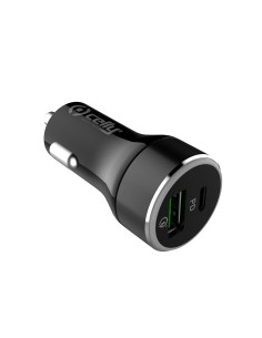 Celly CCUSBCQC30BK Caricabatterie per dispositivi mobili Nero USB Ricarica rapida Auto