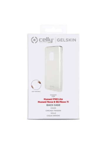 Celly GELSKIN911 custodia per cellulare 16,3 cm (6.4") Cover Trasparente