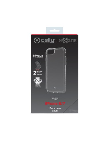 Celly HEXALITE custodia per cellulare 11,9 cm (4.7") Cover Trasparente