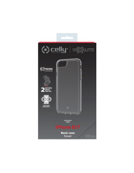 Celly HEXALITE custodia per cellulare 11,9 cm (4.7") Cover Trasparente Celly HEXALITE custodia per cellulare 11,9 cm (4.7") Cover Trasparente