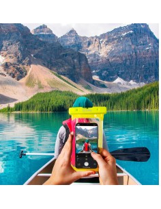 Celly SPLASHBAG UP TO 6.5 YL custodia per cellulare 16,5 cm (6.5") Custodia a sacchetto Giallo 2