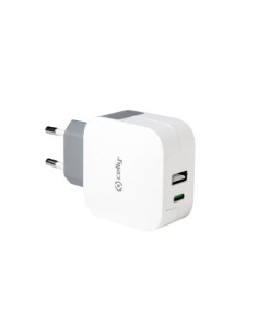 Celly TCTYPECUSBWH Caricabatterie per dispositivi mobili Universale Bianco AC Interno