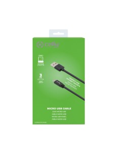 Celly USBMICRO3MBK cavo USB 3 m USB A Micro-USB B Nero 2