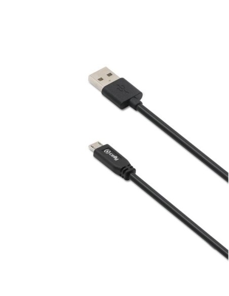 Celly USBMICRO3MBK cavo USB 3 m USB A Micro-USB B Nero