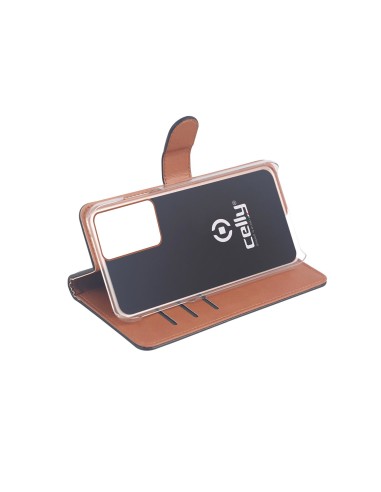 Celly WALLY897 custodia per cellulare 16,7 cm (6.58") Custodia flip a libro Nero