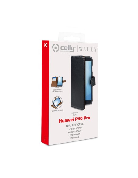 Celly WALLY897 custodia per cellulare 16,7 cm (6.58") Custodia flip a libro Nero