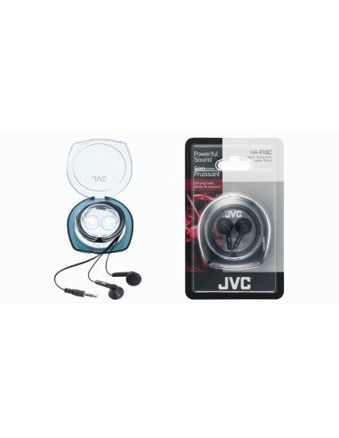JVC Ear Bud Headphone Cuffie Cablato In-ear MUSICA Nero
