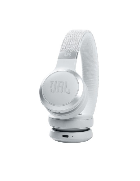JBL LIVE 460 NC Cuffie Con cavo e senza cavo A Padiglione MUSICA USB tipo-C Bluetooth Bianco