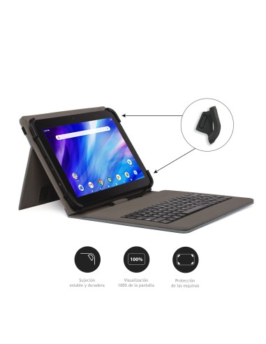 Nilox NXFU004 custodia per tablet 26,7 cm (10.5") Custodia a fondina Beige