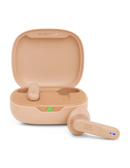 JBL Wave Flex Auricolare True Wireless Stereo (TWS) In-ear Chiamate Musica Sport Tutti i giorni Bluetooth Beige