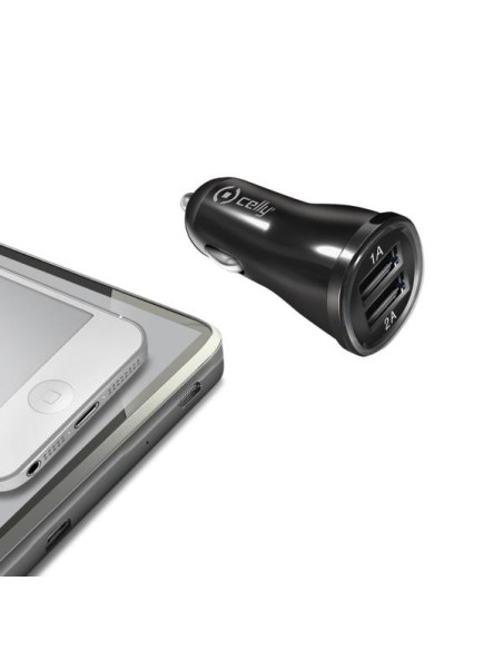 Celly CCUSB22 Smartphone, Tablet Nero USB Auto