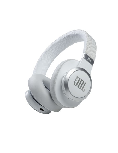 JBL LIVE 660 NC Cuffie Con cavo e senza cavo A Padiglione MUSICA Bluetooth Bianco