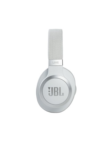 JBL LIVE 660 NC Cuffie Con cavo e senza cavo A Padiglione MUSICA Bluetooth Bianco