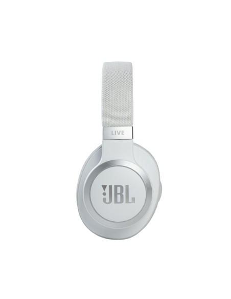 JBL LIVE 660 NC Cuffie Con cavo e senza cavo A Padiglione MUSICA Bluetooth Bianco