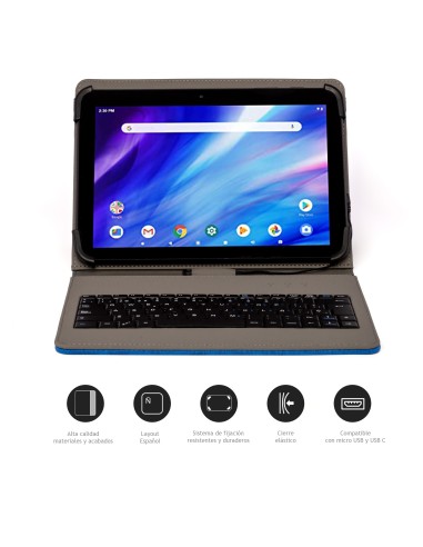 Nilox NXFU003 custodia per tablet 26,7 cm (10.5") Custodia a fondina Blu