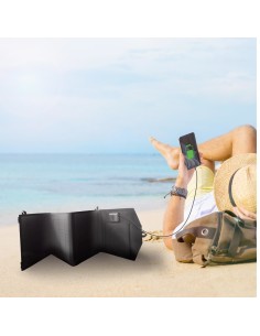Celly SOLARMAX2USBBK Caricabatterie per dispositivi mobili Universale Nero Solare Esterno 2