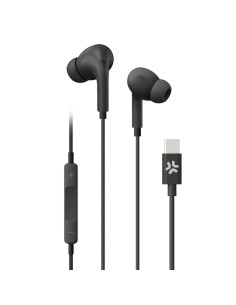 Celly UP1200TYPECBK cuffia e auricolare Cablato In-ear Musica e Chiamate USB tipo-C Nero