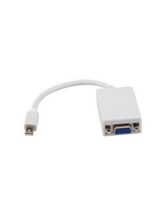 Nilox CRO12033125 cavo e adattatore video 0,1 m VGA (D-Sub) Mini DisplayPort Bianco