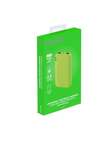 Celly PBE5000 Ioni di Litio 5000 mAh Giallo