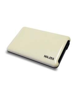 Nilox DH0002WH contenitore di unità di archiviazione Custodia per Disco Rigido (HDD) Bianco 2.5"