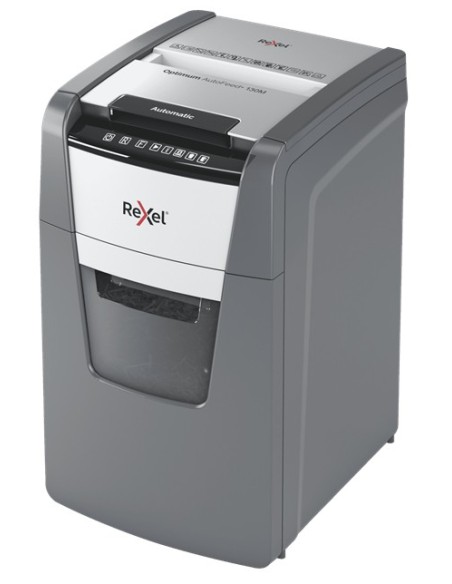 Rexel AutoFeed+ 130M distruggi documenti Taglio a frammenti 55 dB Nero, Grigio