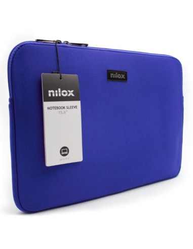 Nilox NXF1503 borsa per laptop 39,6 cm (15.6") Custodia a tasca Blu