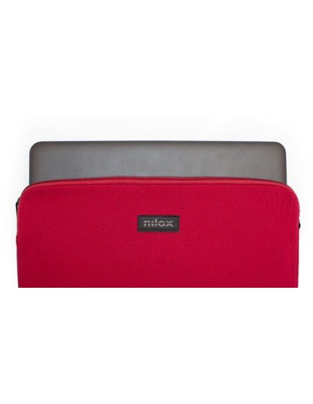 Nilox NXF1504 borsa per laptop 39,6 cm (15.6") Custodia a tasca Rosso