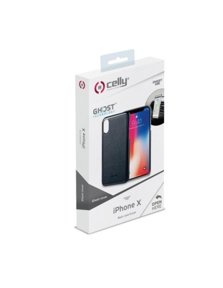 Celly Ghost custodia per cellulare 12,2 cm (4.8") Cover Nero