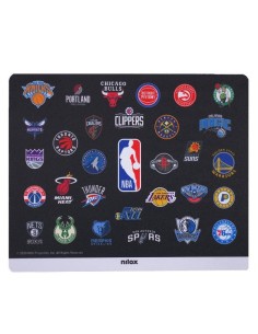 Nilox MOUSE PAD NBA BLACK TEAMS Nero